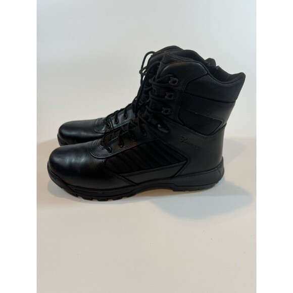 Bates E03180 Tactical Boots Size 14 M Tall Black Soft Toe DuraShocks Side Zip - Picture 2 of 14